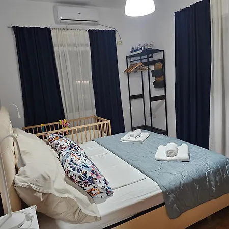 Beachfront Blue Wave In Private Qerret, Albania Villa Golem
