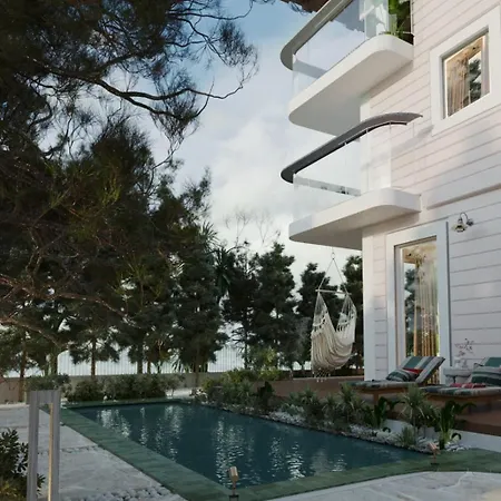 Beachfront Blue Wave In Private Qerret, Albania Golem