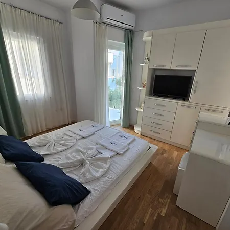 Villa Beachfront Blue Wave In Private Qerret, Albania Golem