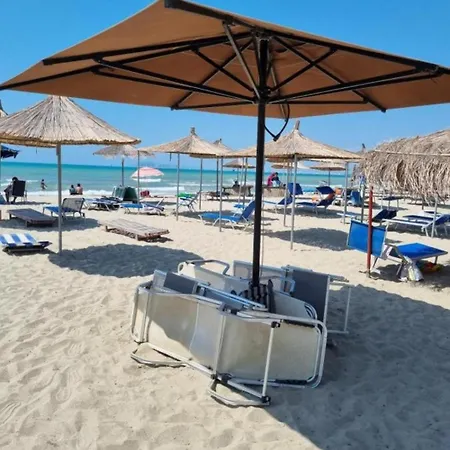 Beachfront Blue Wave Spa Villa With A Private Pool In Qerret, Albania *