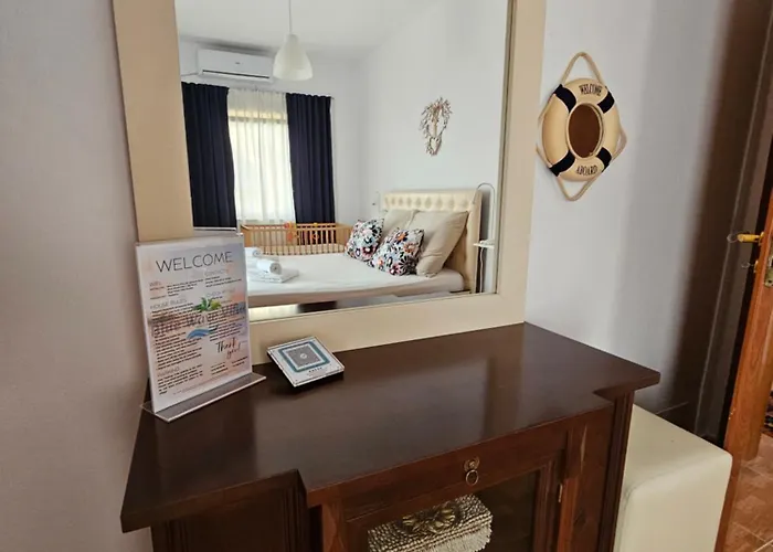 Villa Beachfront Blue Wave In Private Qerret, Albania *